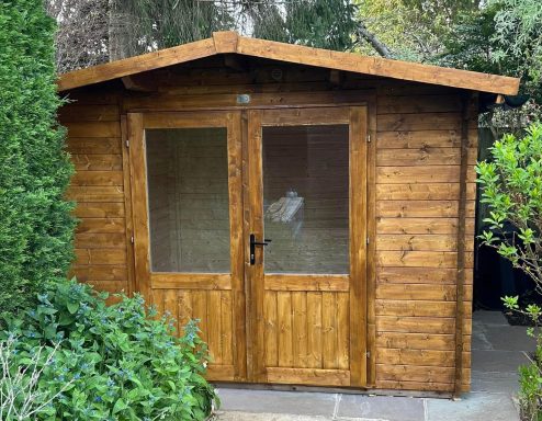 Summerhouse Dunster House summerhouse installation